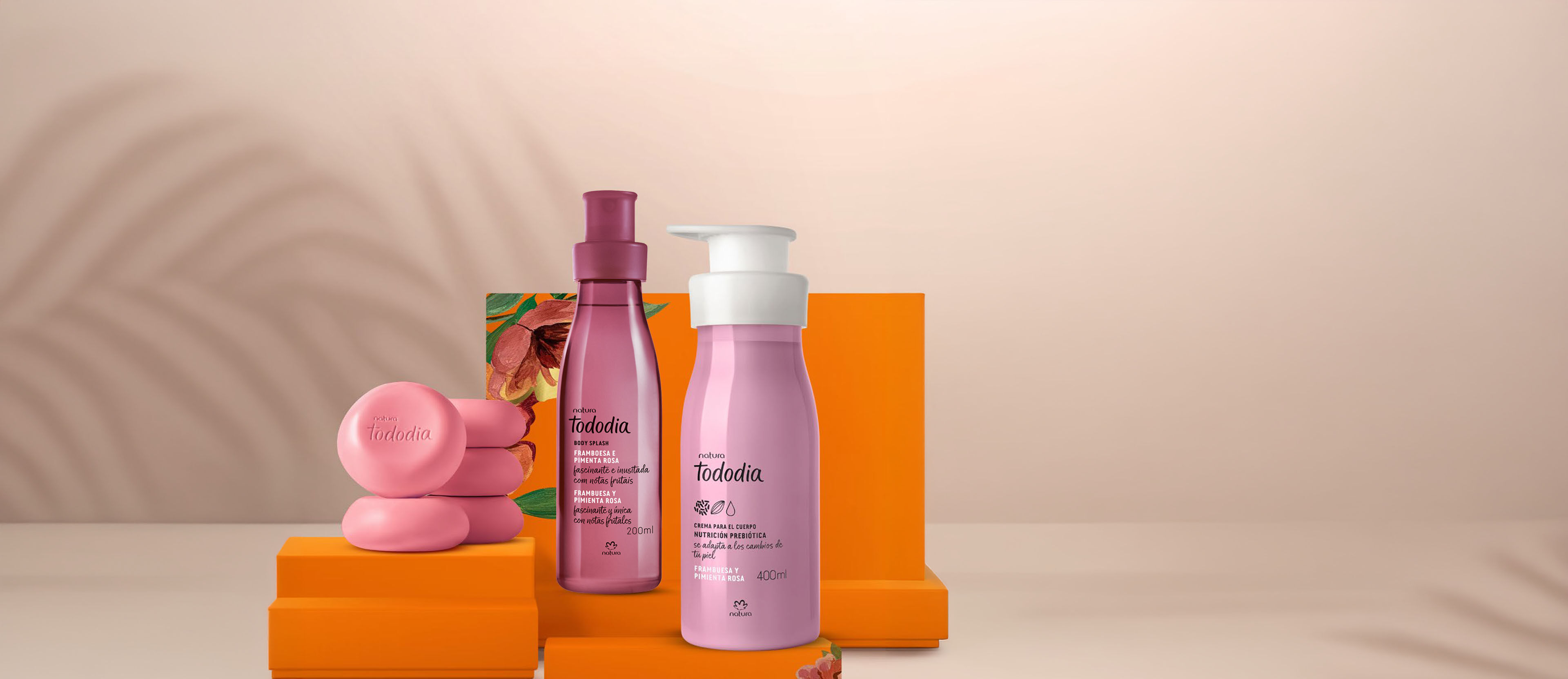Regalo Madres Ritual Completo Tododia Frambuesa y Pimienta Rosa (3 productos)