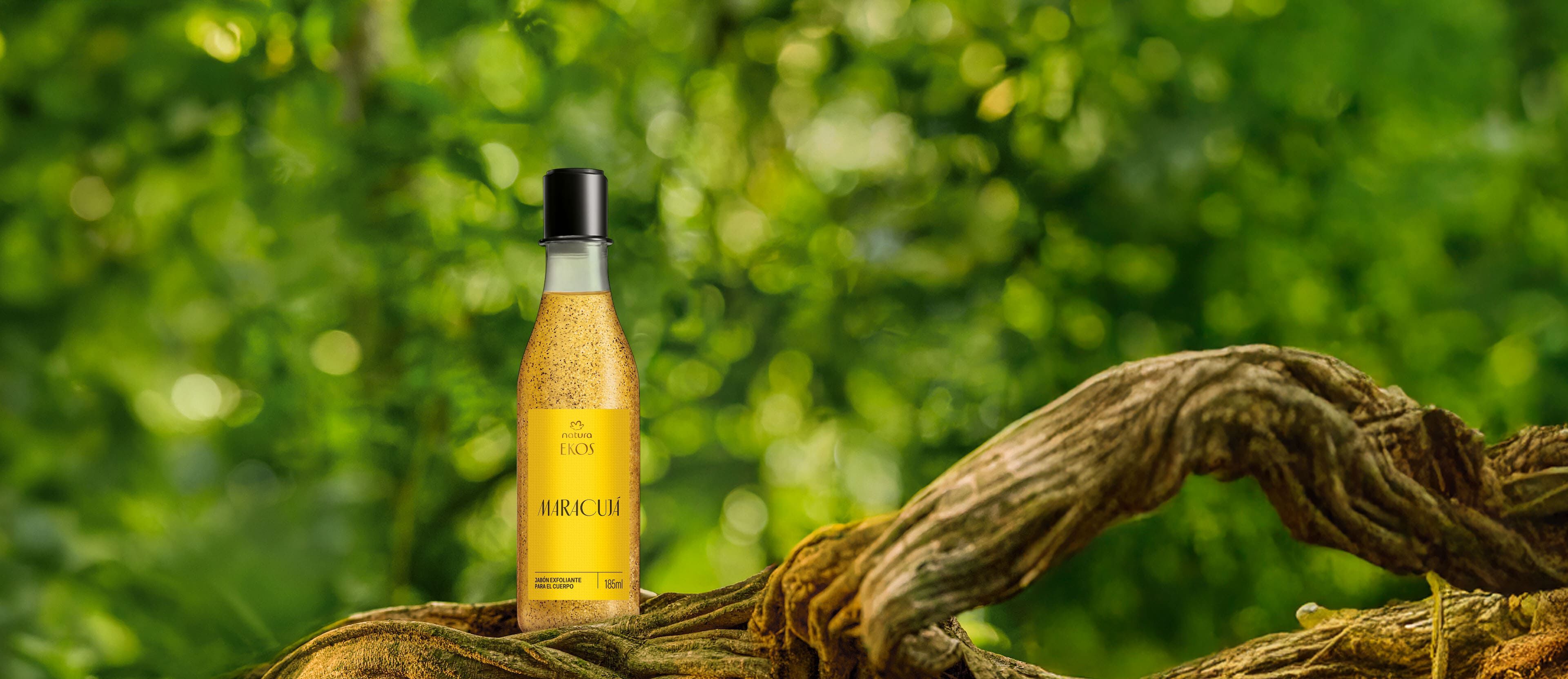 Jabón Líquido Exfoliante para el Cuerpo Ekos Maracuyá 185 ml