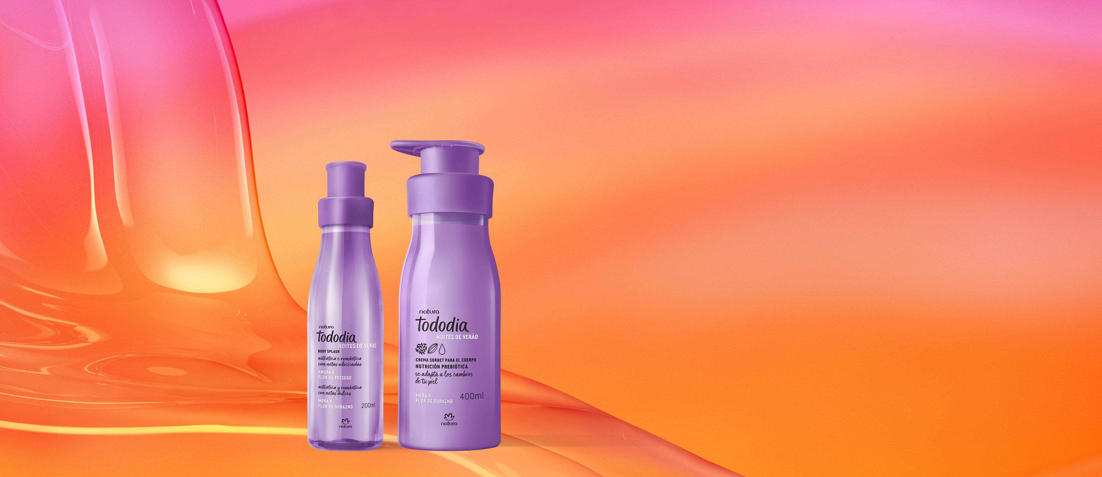 Kit Tododia Mora y Flor de Durazno Hidratación y Perfumación