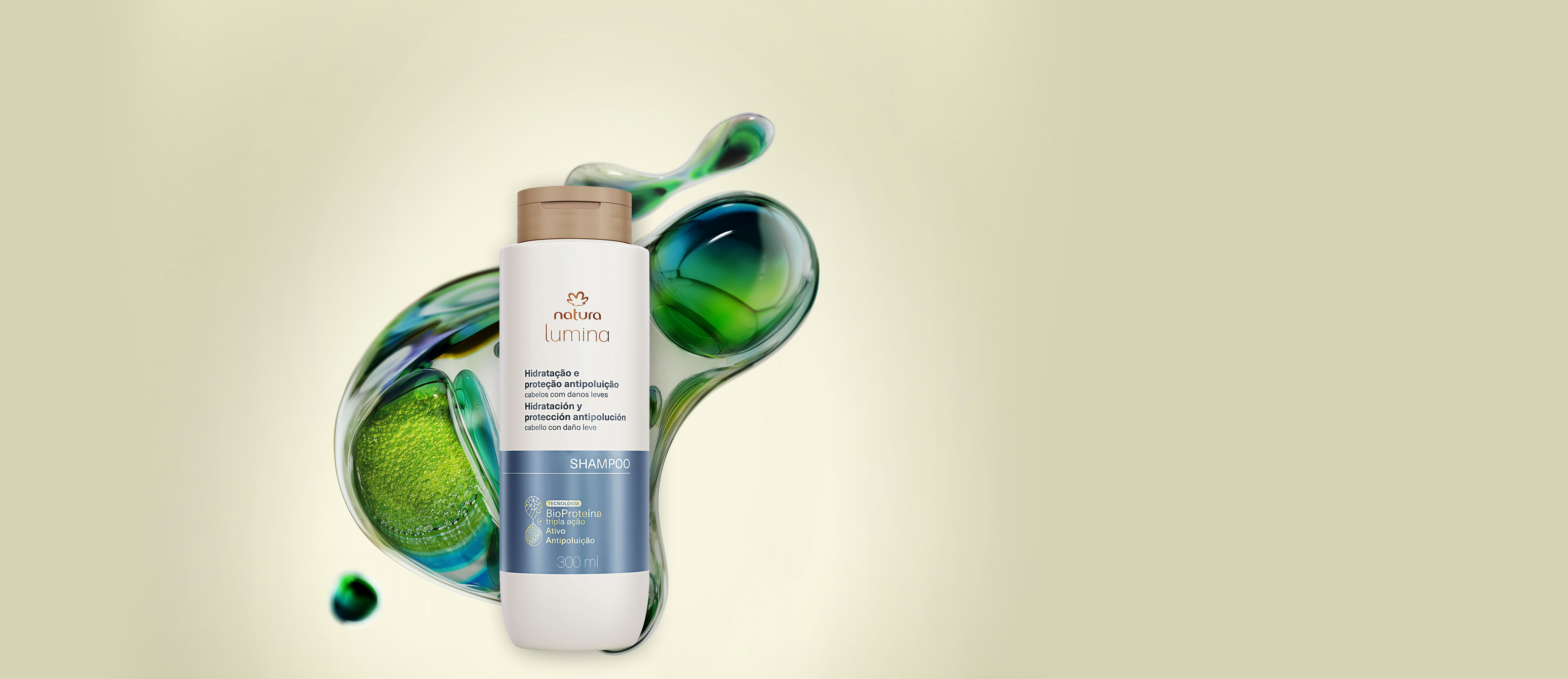 Shampoo Hidratación y Protección Antipolución Lumina 300ml