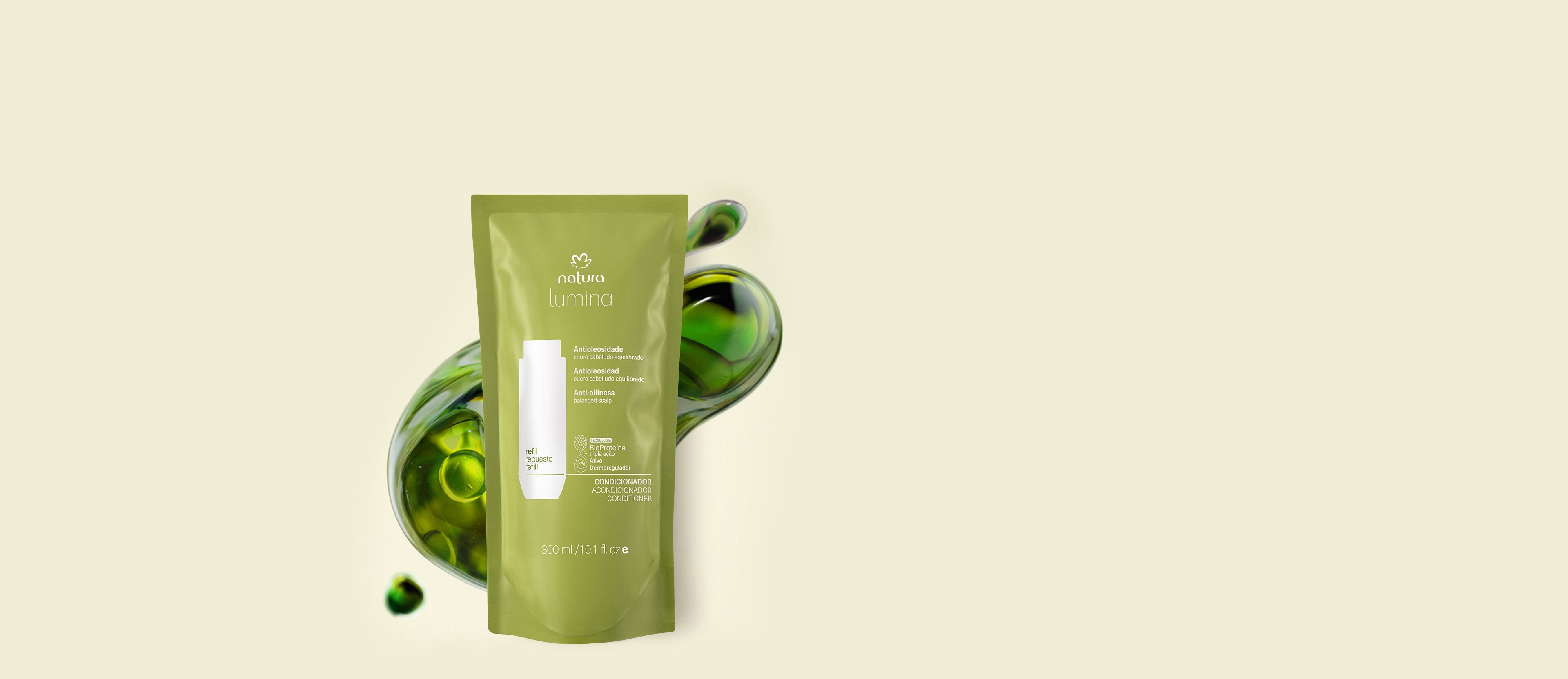 Repuesto Acondicionador Antioleosidad Lumina 300ml