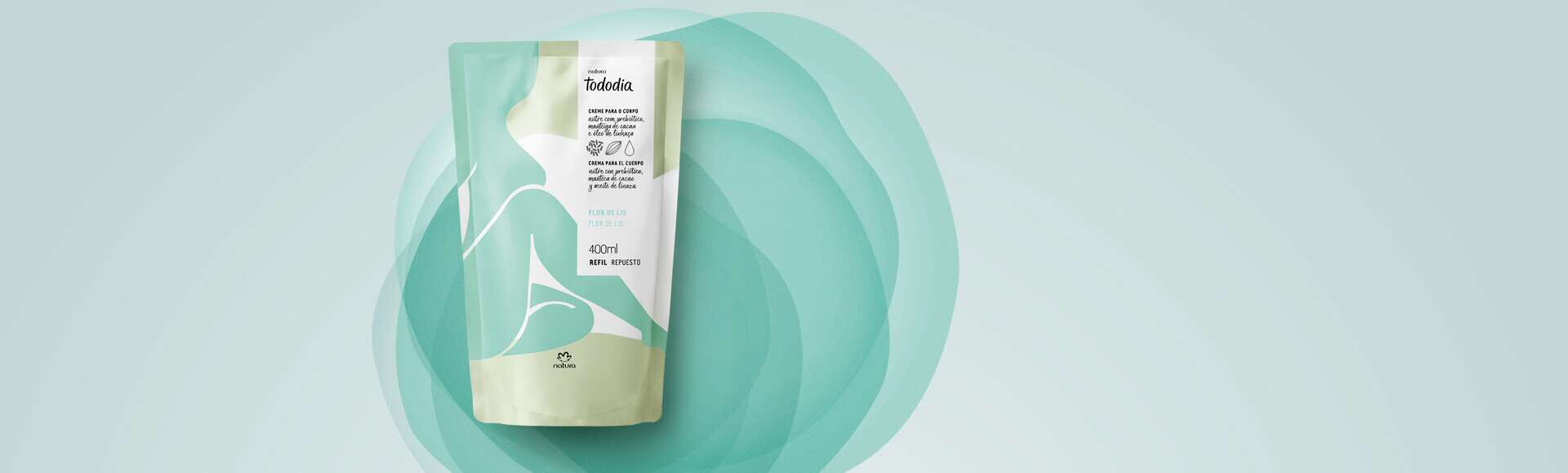 Repuesto Crema Nutritiva Tododia Flor de Lis 400 ml