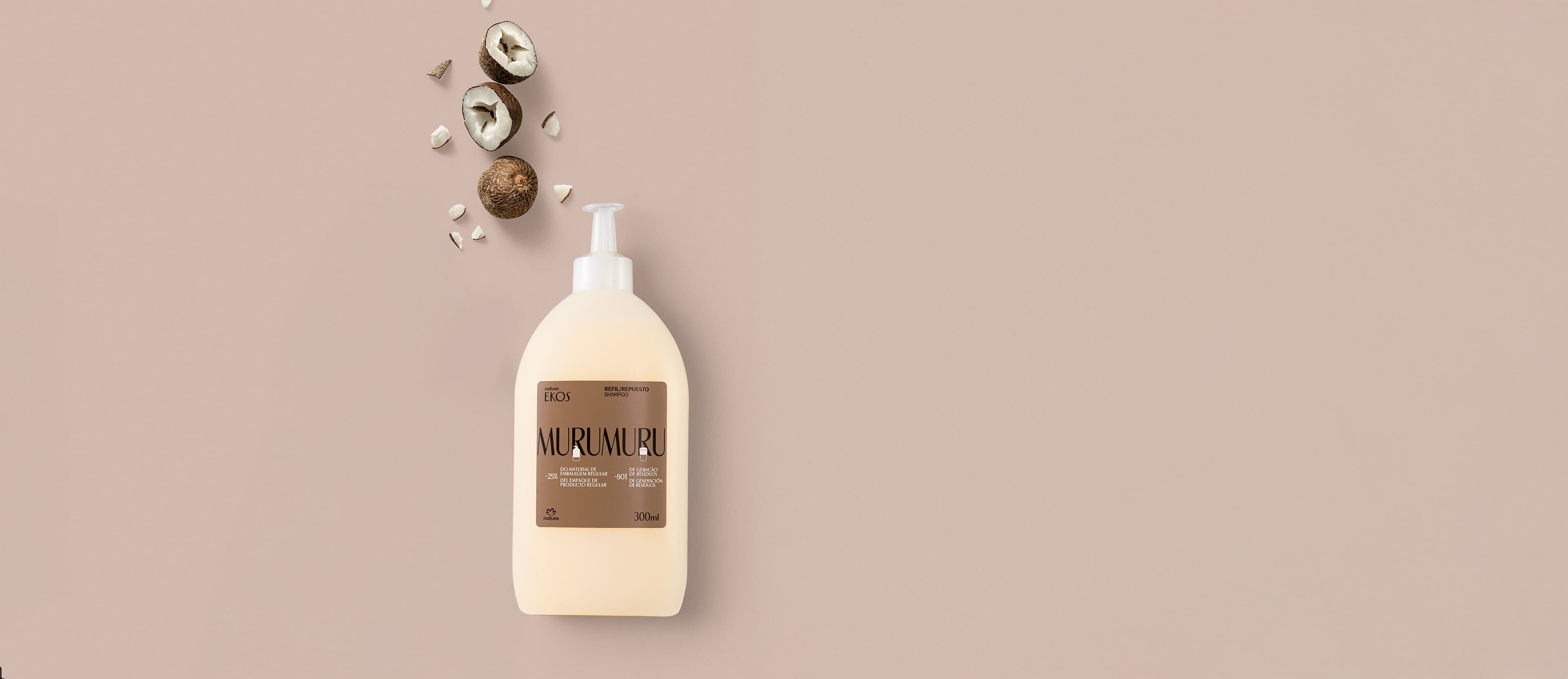 Repuesto Shampoo Antidaños y Reconstrucción Murumuru Ekos