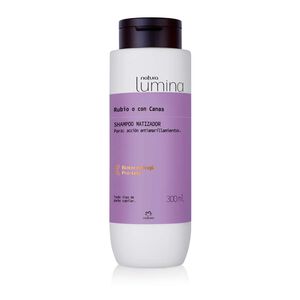 Shampoo Matizador Cabello Rubio o con Canas Lumina 300 ml