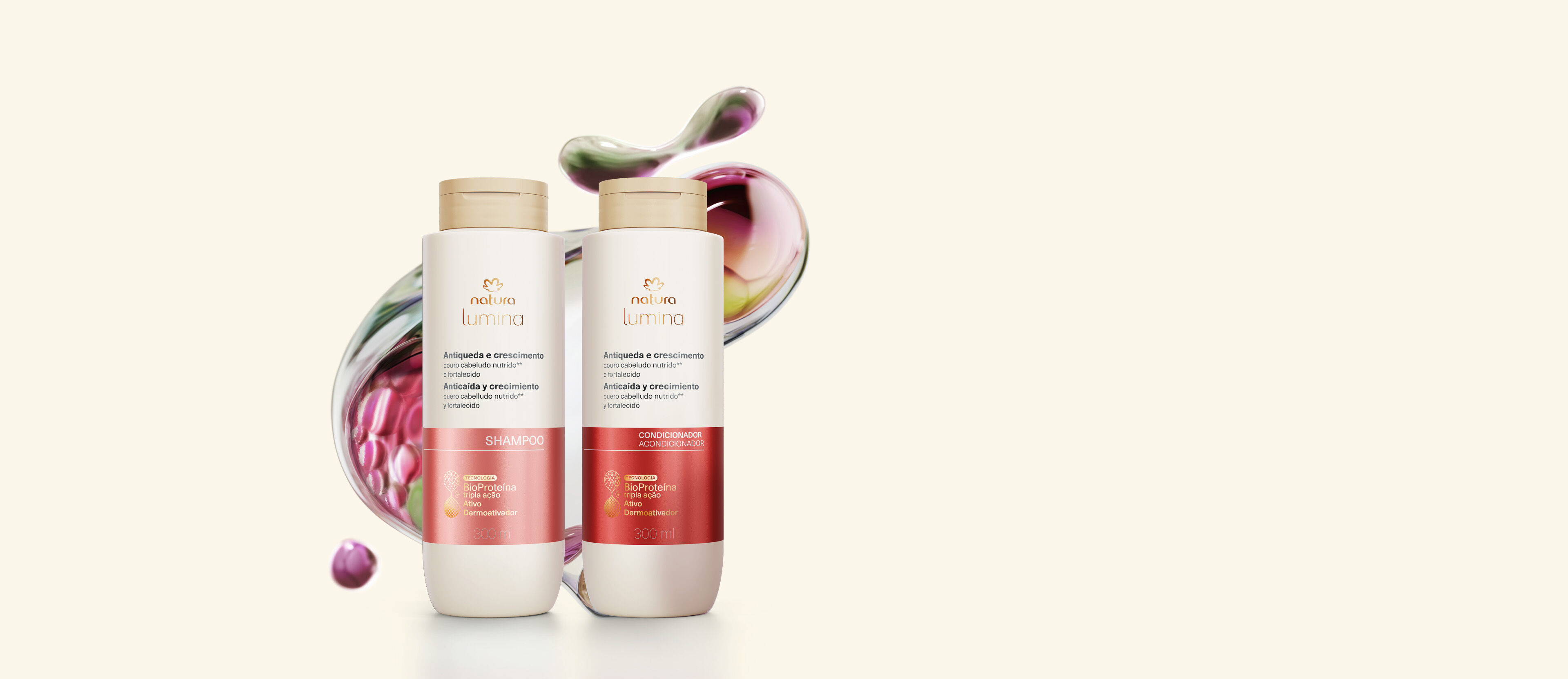 Kit Shampoo y Acondicionador Lumina Anticaída