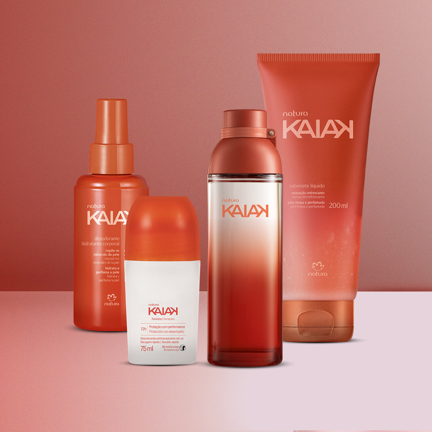 Kit Kaiak Feminino Completo (4 produtos)
