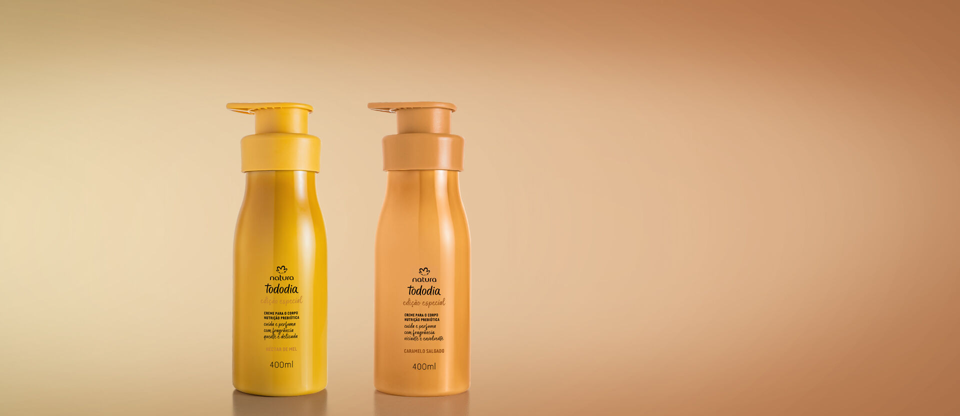 Kit Tododia Creme para o Corpo Caramelo Salgado e Néctar de Mel (2 produtos)
