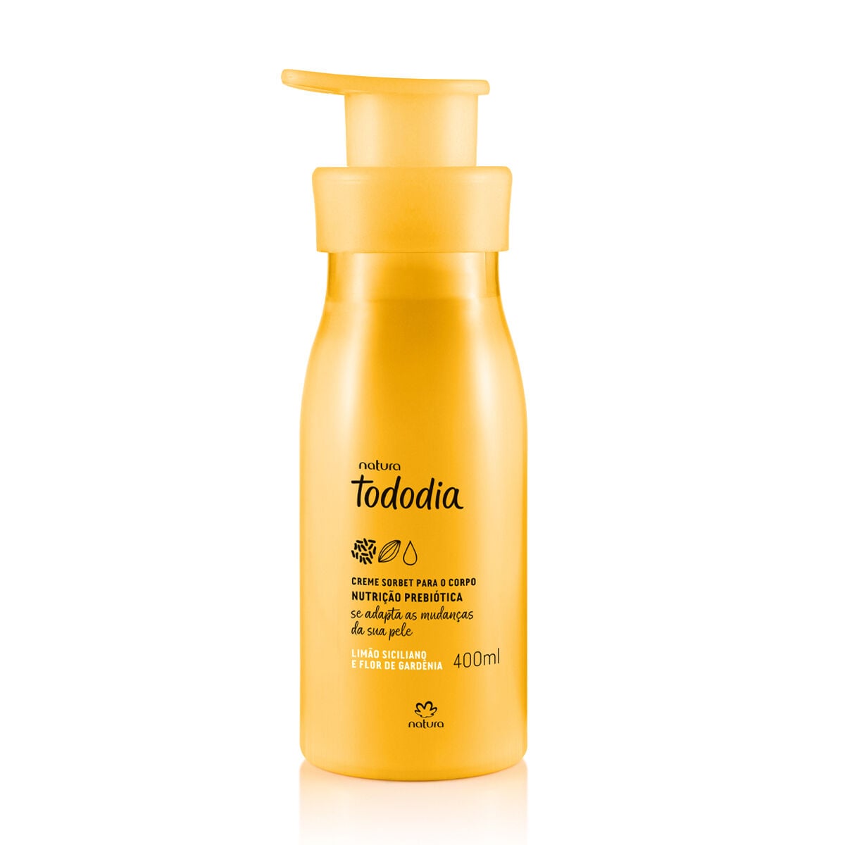Creme Desodorante Nutritivo Tododia Limao Siciliano e Flor de Gardenia 400 Ml
