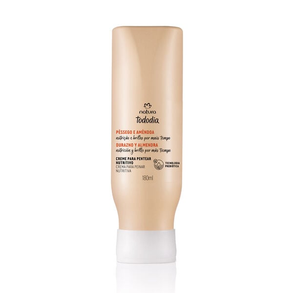 Creme para Pentear Natura Tododia Pêssego e Amêndoa 180 ml