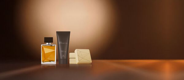 Kit Essencial Masculino, Sabonete em Barra e Creme de Barbear (3 produtos)