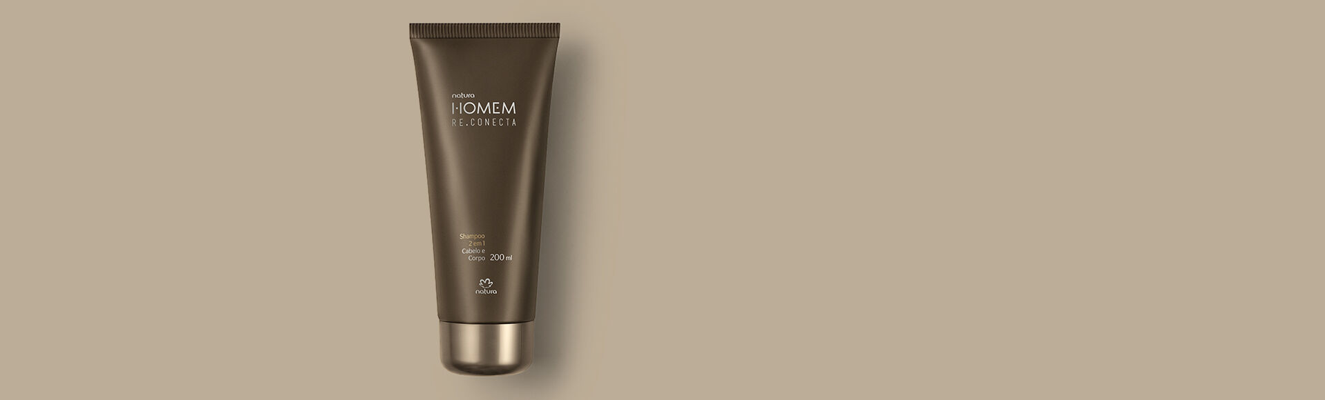 Shampoo Cabelo e Corpo Natura Homem Re.conecta