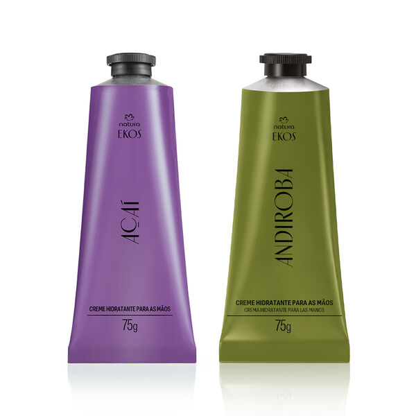 Kit Creme Hidratante para as Mãos Ekos Açaí e Ekos Andiroba (2 unidades)