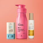 Kit Verão Protetor Solar Facial, Spray Capilar e Hidratante Corporal