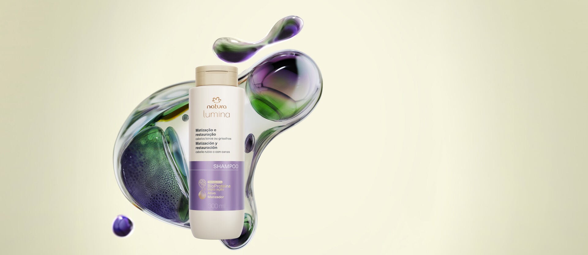 Shampoo Matizador para Matização e Restauração