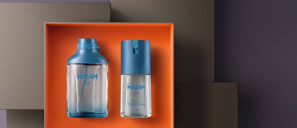 Kit Deo Colônia e Desodorante Corporal Kaiak O₂