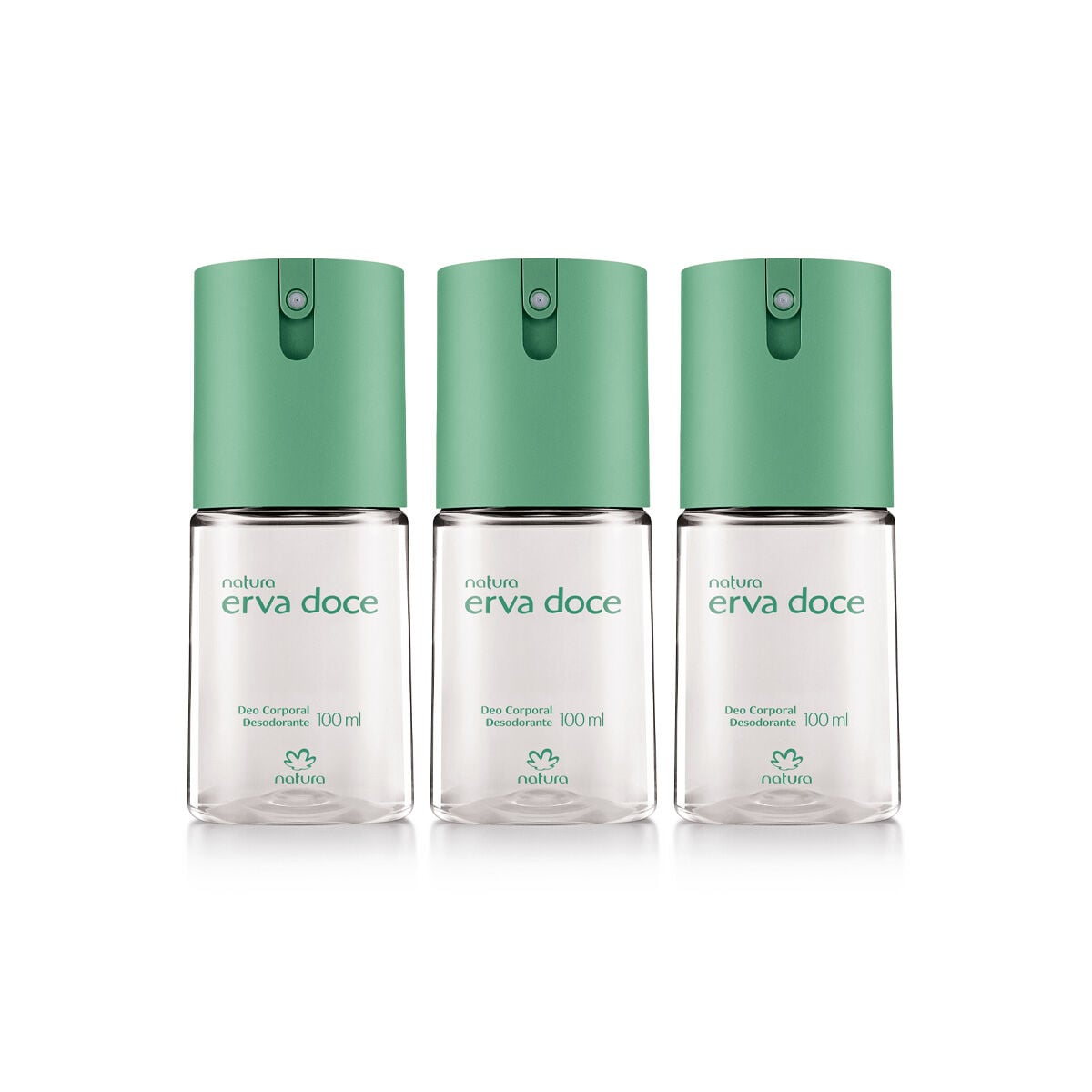 Kit Erva Doce Desodorante Corporal 3 Unidades de 100 Ml