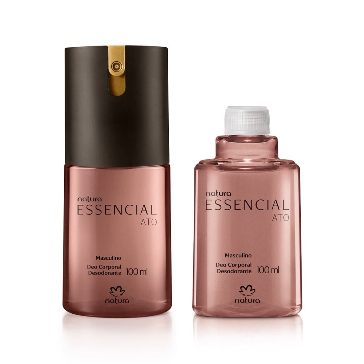Kit Desodorante Corporal Essencial Ato Masculino com Refil