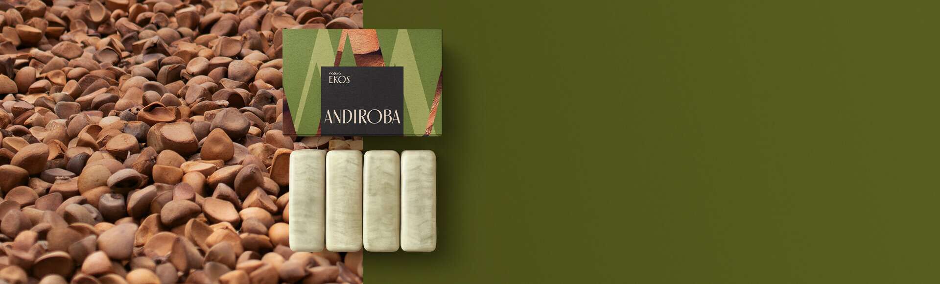 Sabonete em Barra Puro Vegetal Cremoso Ekos Andiroba