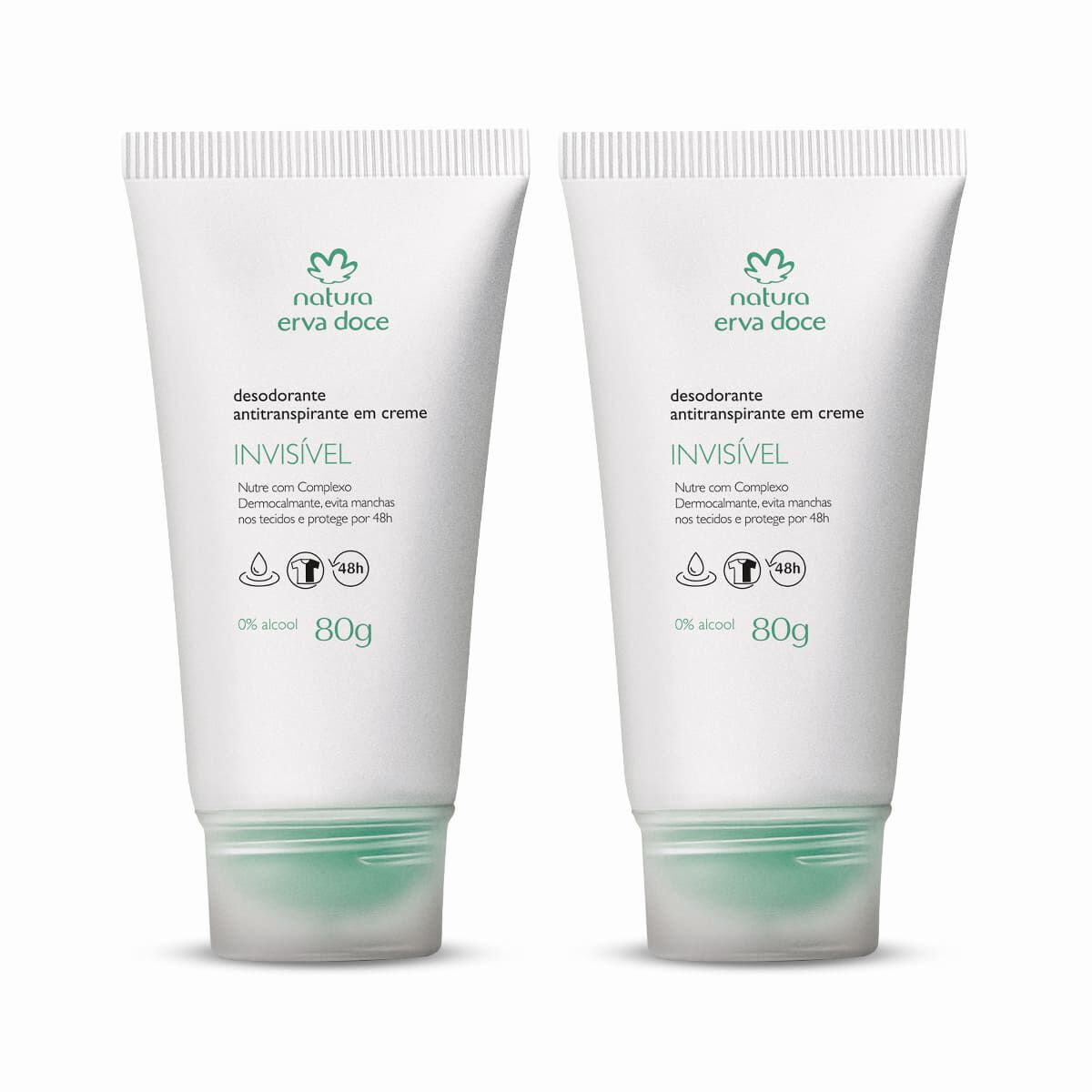 Kit Desodorante Antitranspirante em Creme Erva Doce (2 unidades)