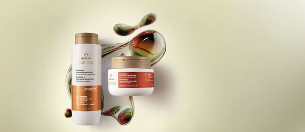 Kit Shampoo e Máscara Lumina para Nutrição e Reparação Profunda (2 produtos)