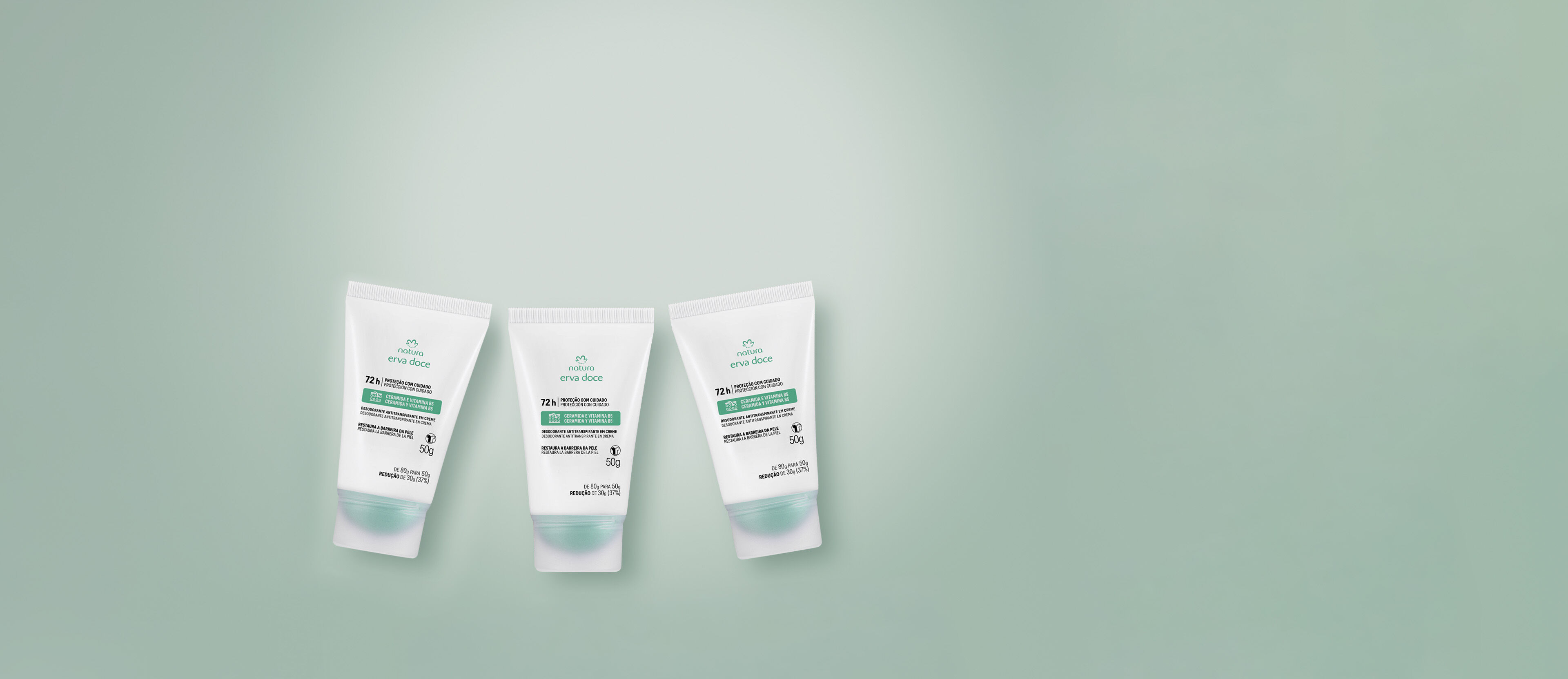 Kit Desodorante em Creme Erva Doce (3 produtos)