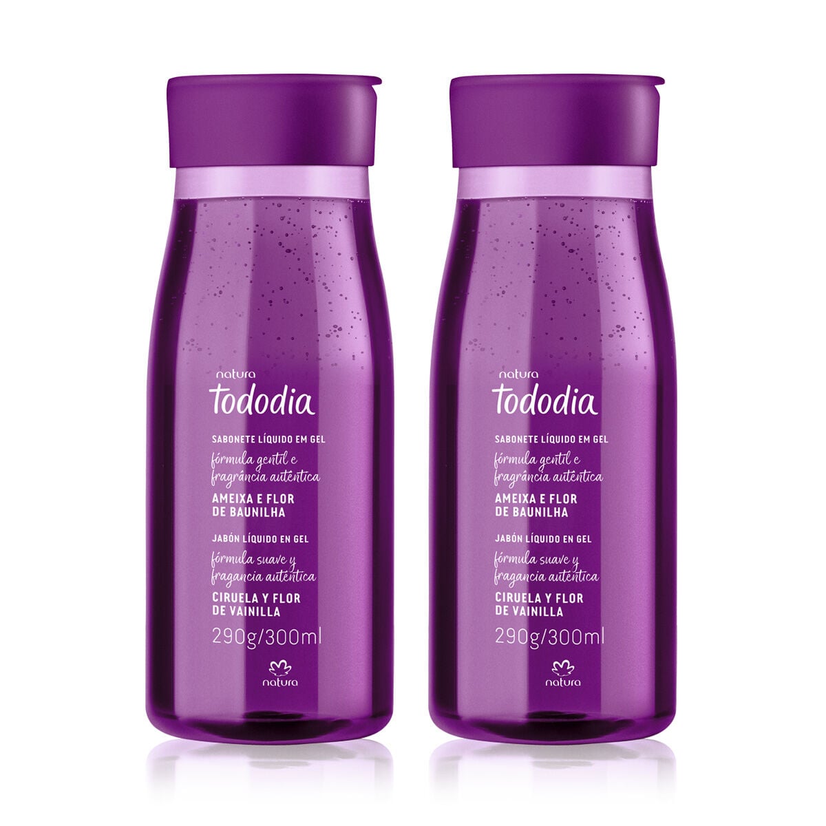 Kit Sabonete Liquido Tododia Ameixa e Flor de Baunilha (2 Produtos)