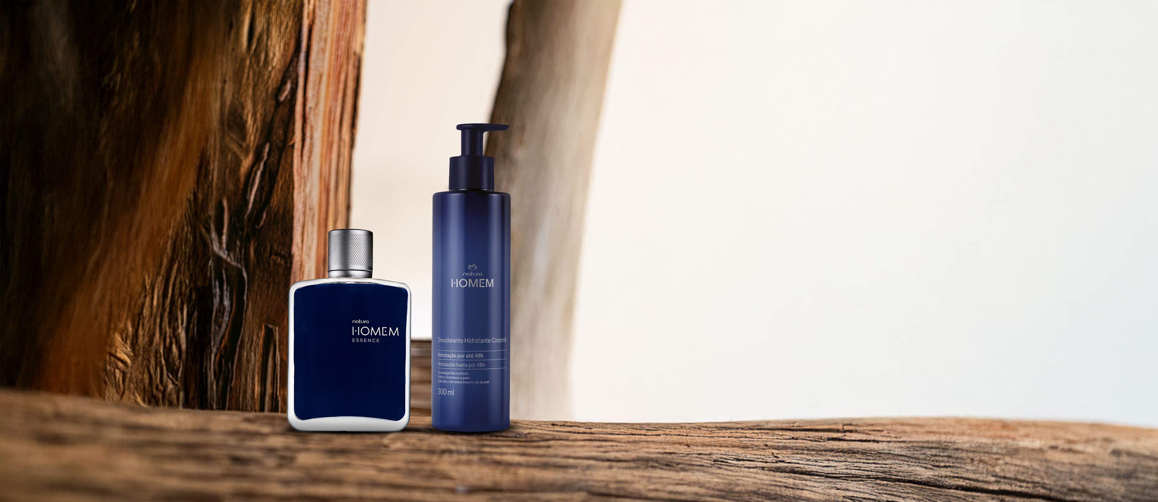 Kit Natura Homem Essence e Hidratante Corporal (2 produtos)