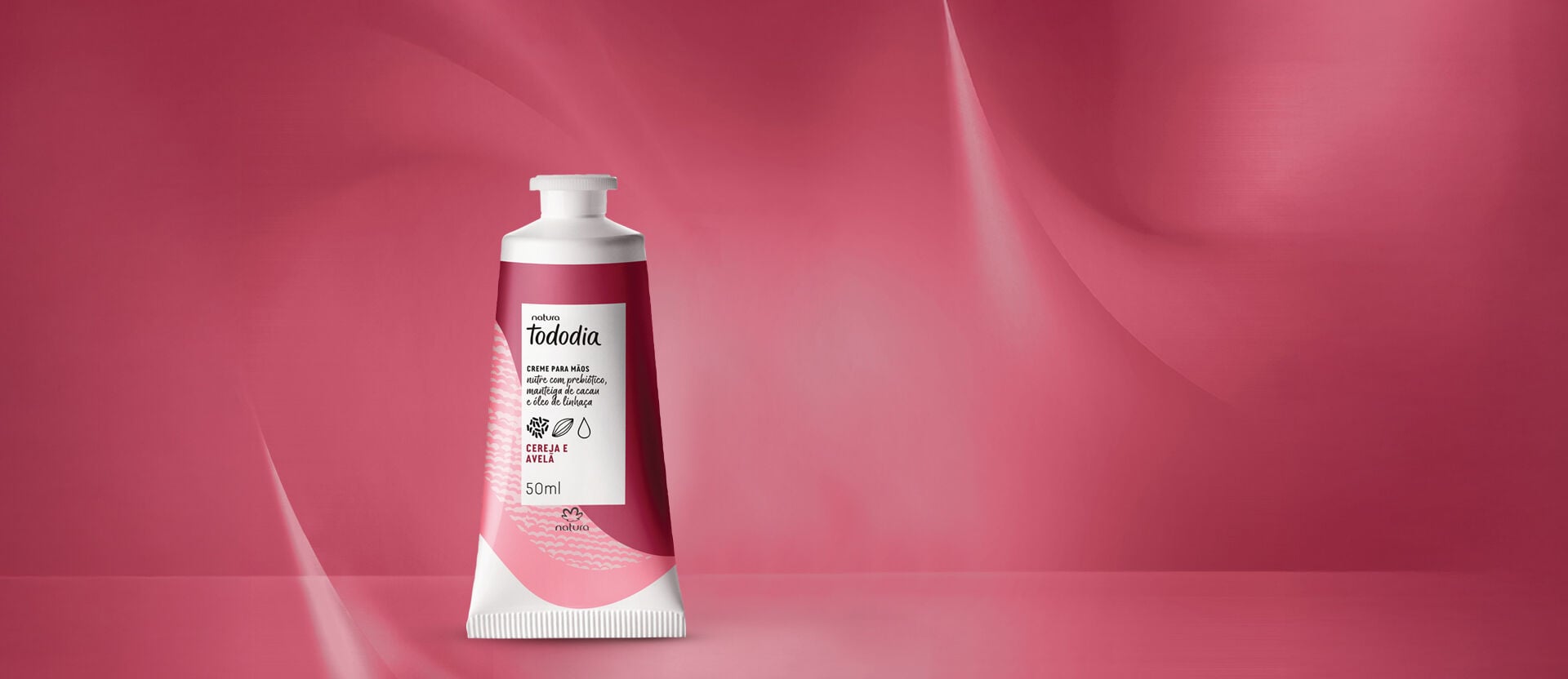 Creme Nutritivo para as Mãos Tododia Cereja e Avelã