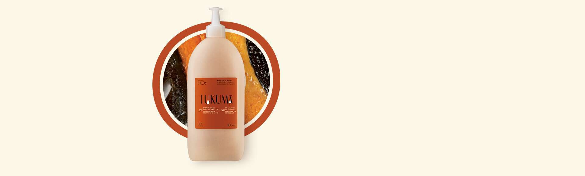 Refil Polpa Desodorante Hidratante Para o Corpo Tukumã Ekos