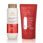 Kit Condicionador Fortificante Lumina Antiqueda e Crescimento com Refil (2 produtos)