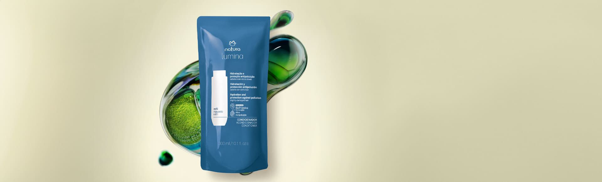 Refil Condicionador para Hidratação e Proteção Antipoluição