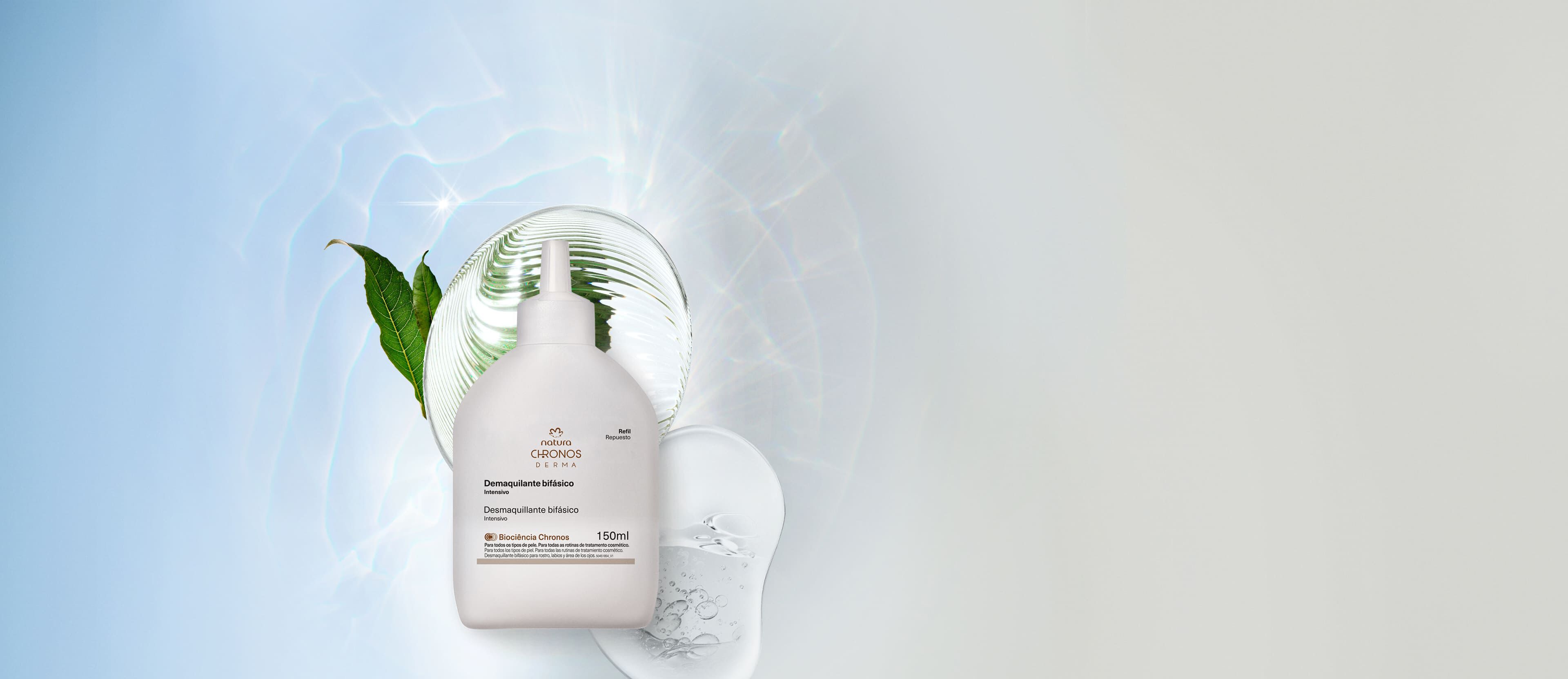 Refil Fluido Bifásico Demaquilante Intensivo Chronos Derma