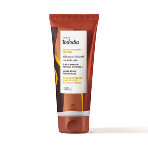 Geleia Desodorante Iluminadora Tododia Jambo Rosa e Flor de Caju 100 g