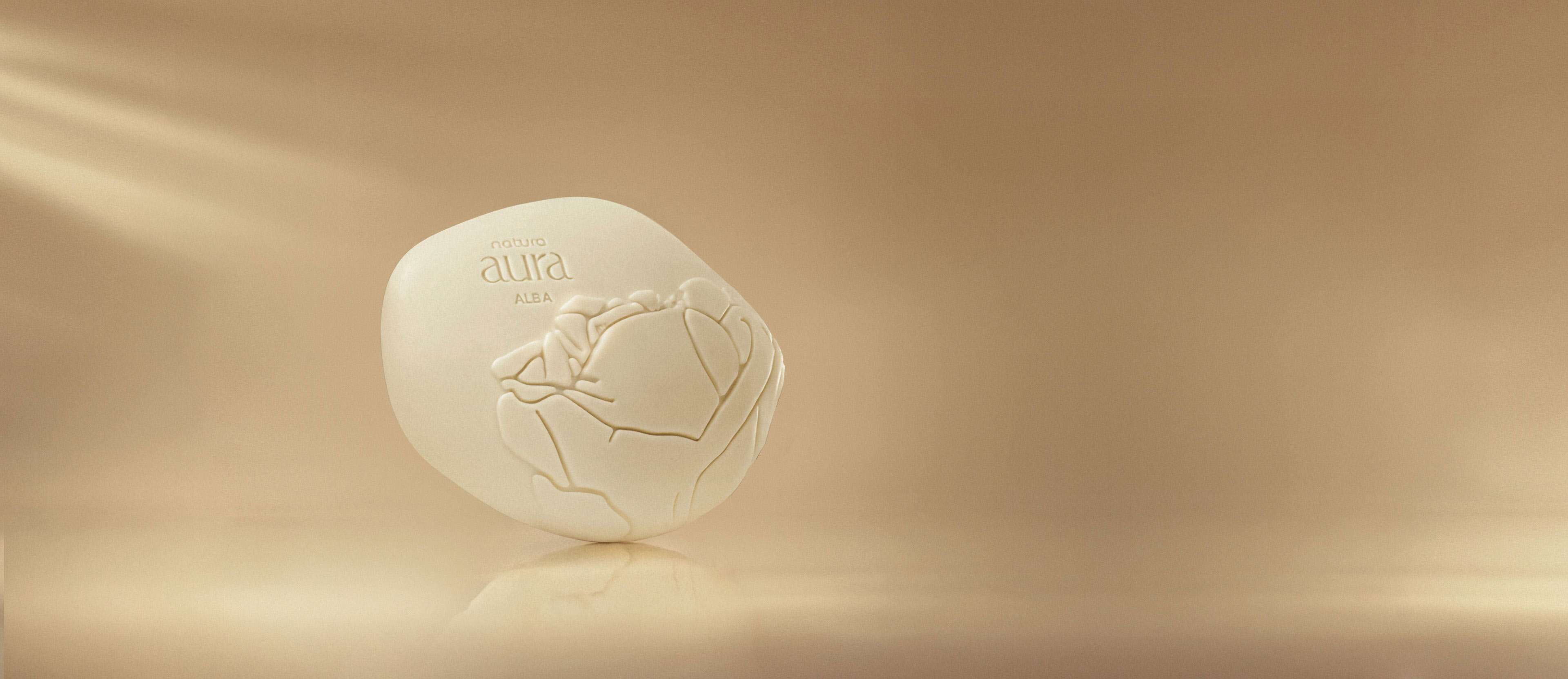 Sabonetes Perfumados em Barra Natura Aura Alba