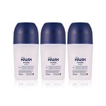 Kit Desodorante Antitranspirante Roll-on Kaiak Pulso Masculino (3 unidades)