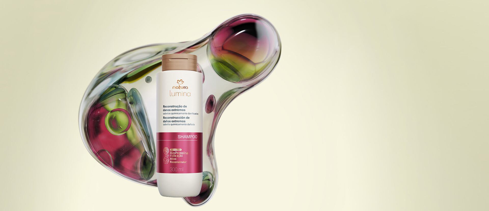 Shampoo Reestruturante para Reconstrução de Danos Extremos