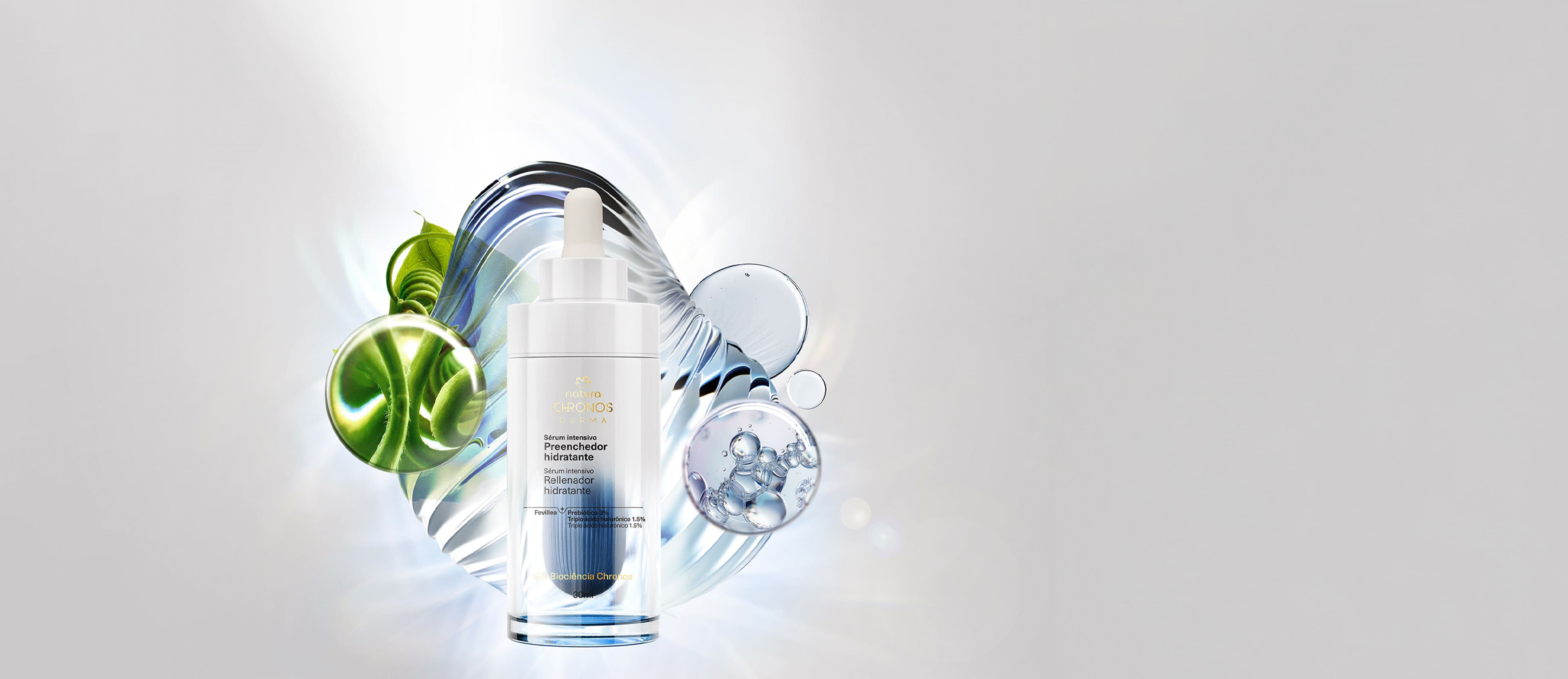 Sérum Intensivo Preenchedor Hidratante Chronos Derma