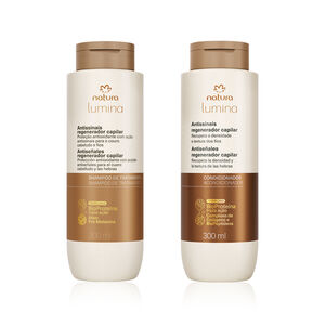 Kit Lumina Antissinais Regenerador Capilar Shampoo e Condicionador (2 produtos)
  