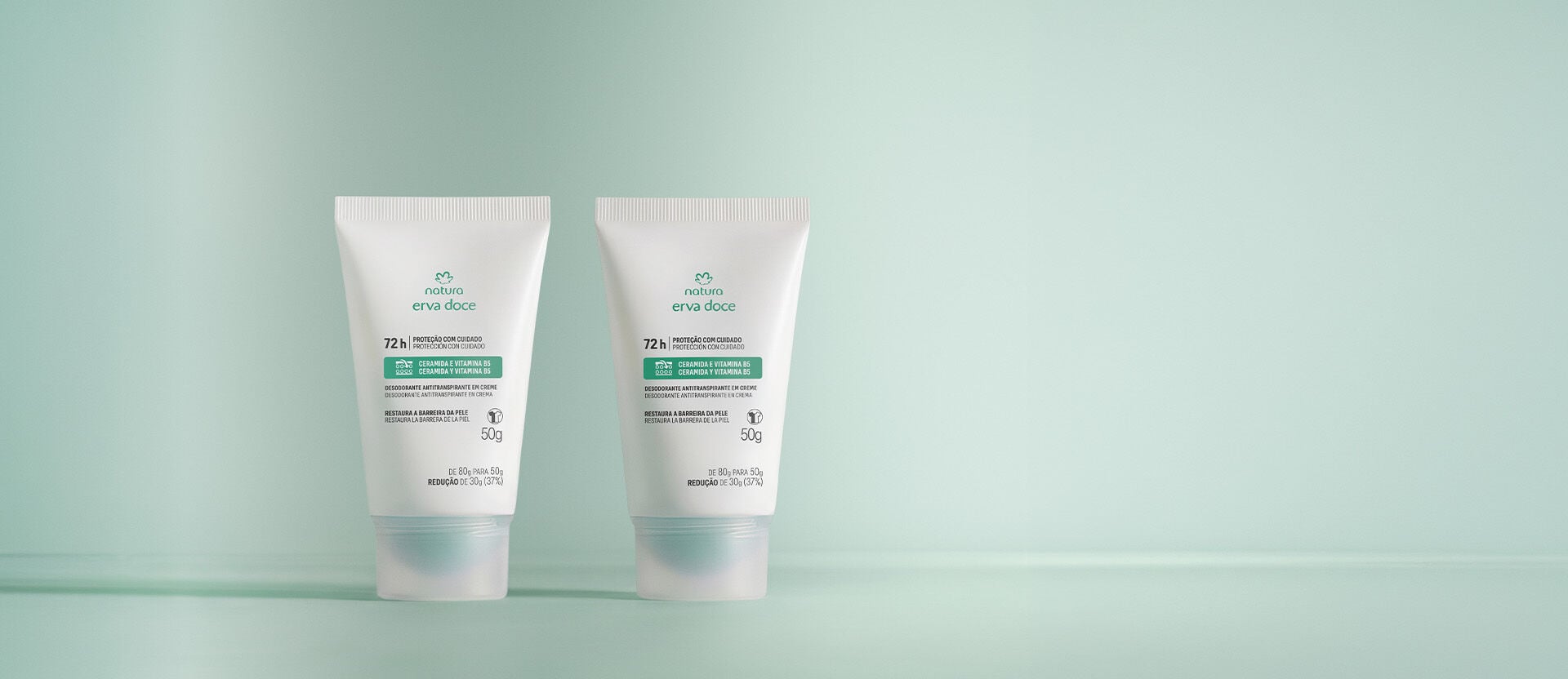 Kit Desodorante em Creme Tododia Erva Doce (2 produtos)