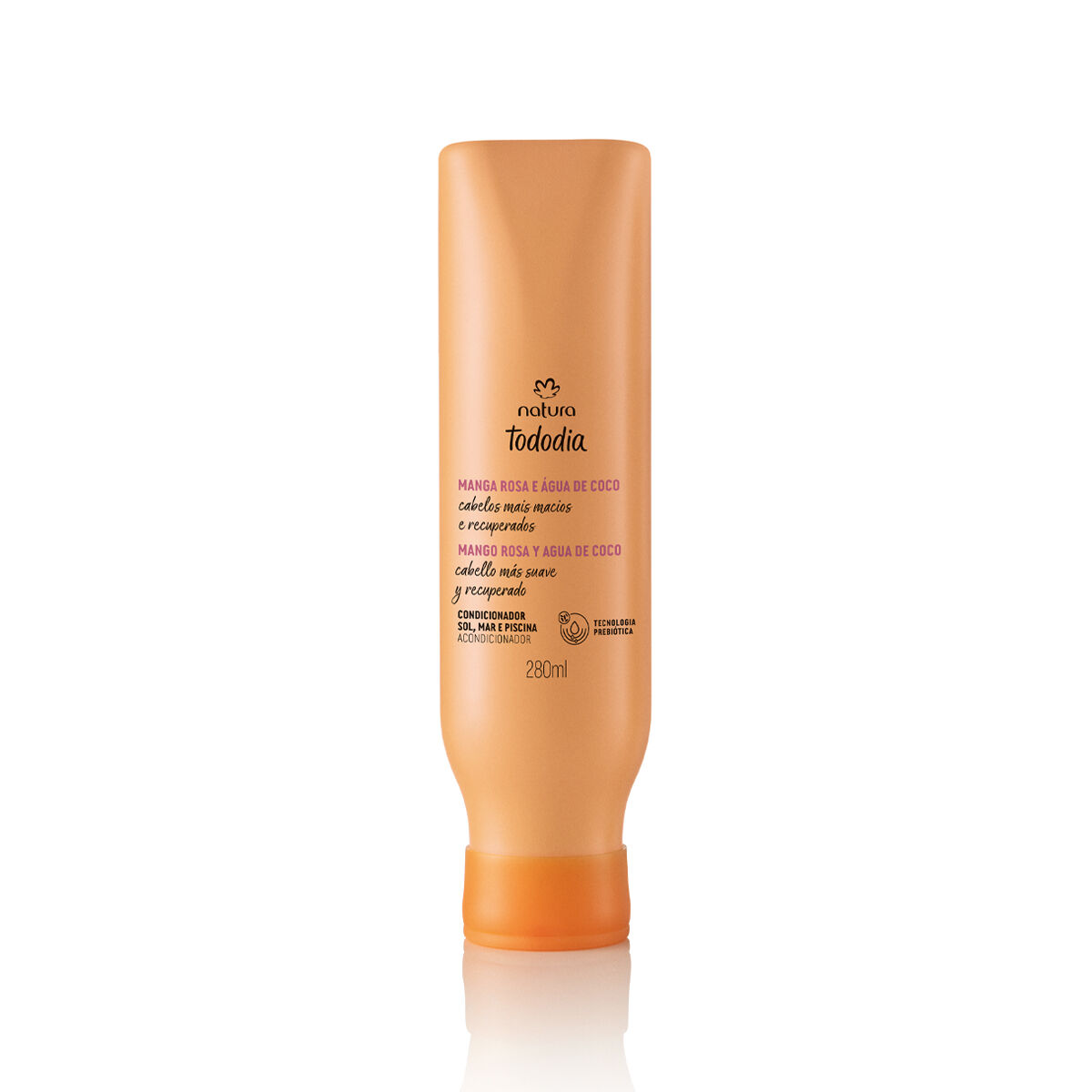 Condicionador Sol, Mar e Piscina Tododia Manga Rosa e Água de Coco 280 Ml