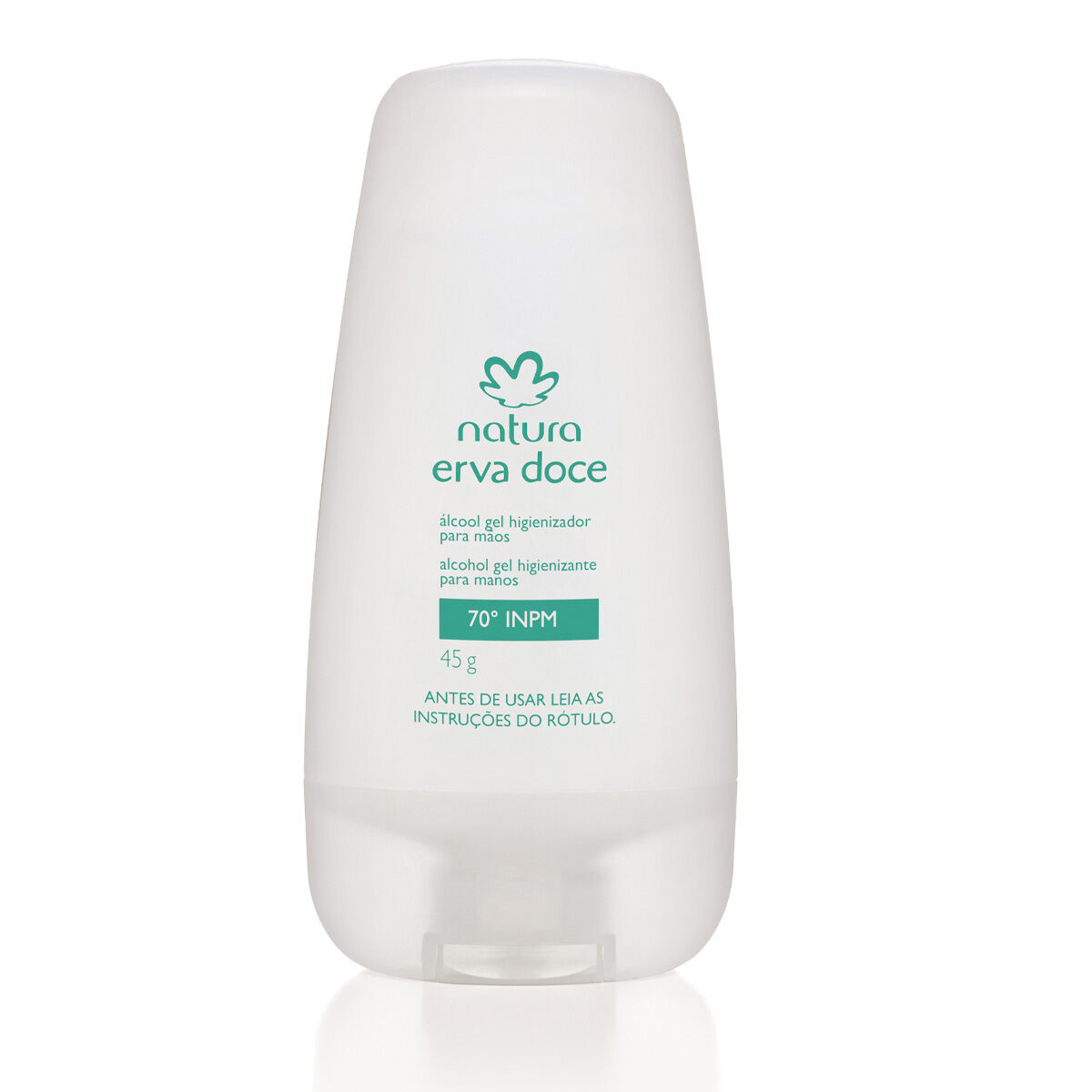 Alcool Gel Antisseptico para as Mãos Erva Doce 70 Inpm 45G