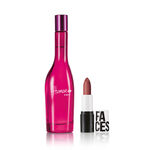 Kit Humor Próprio e Batom Matte Faces Cookie Nude