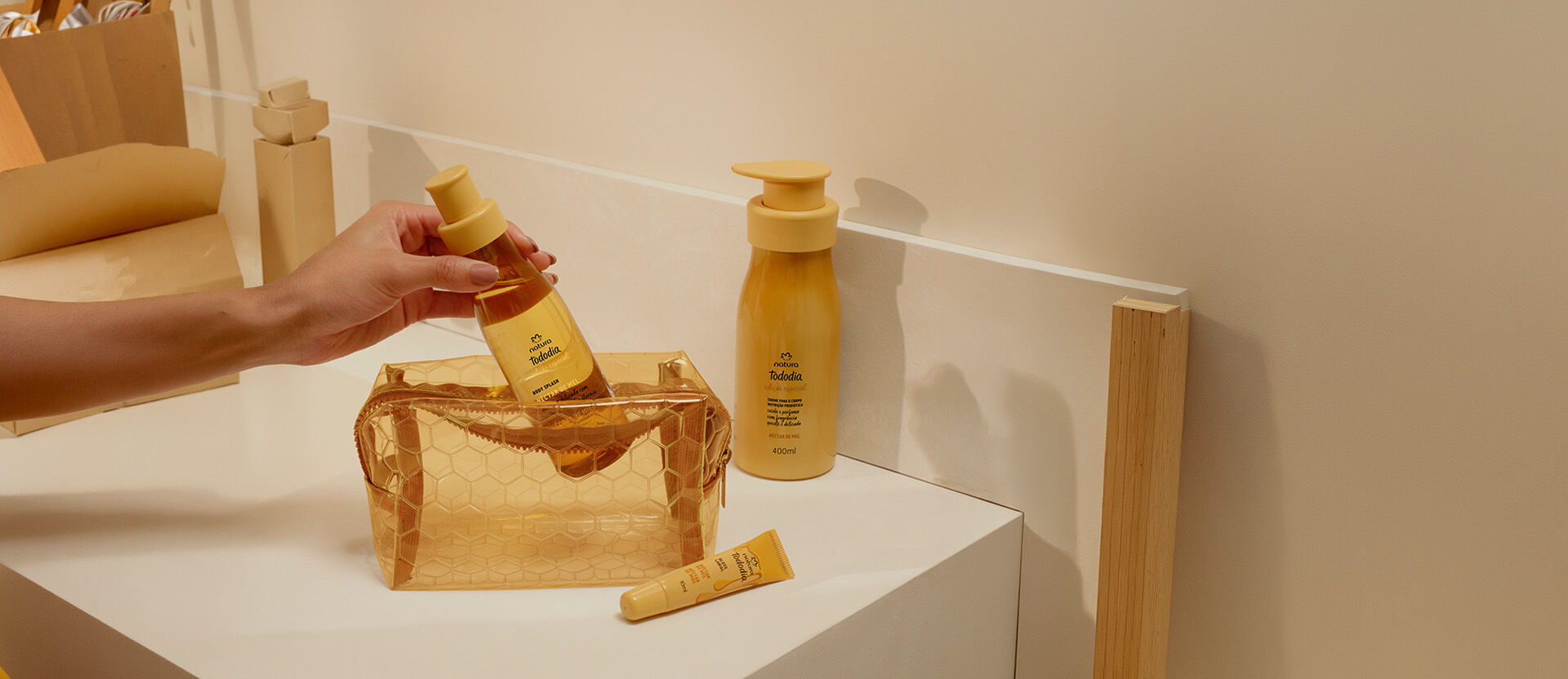 Kit Tododia Néctar de Mel com Nécessaire (4 produtos)