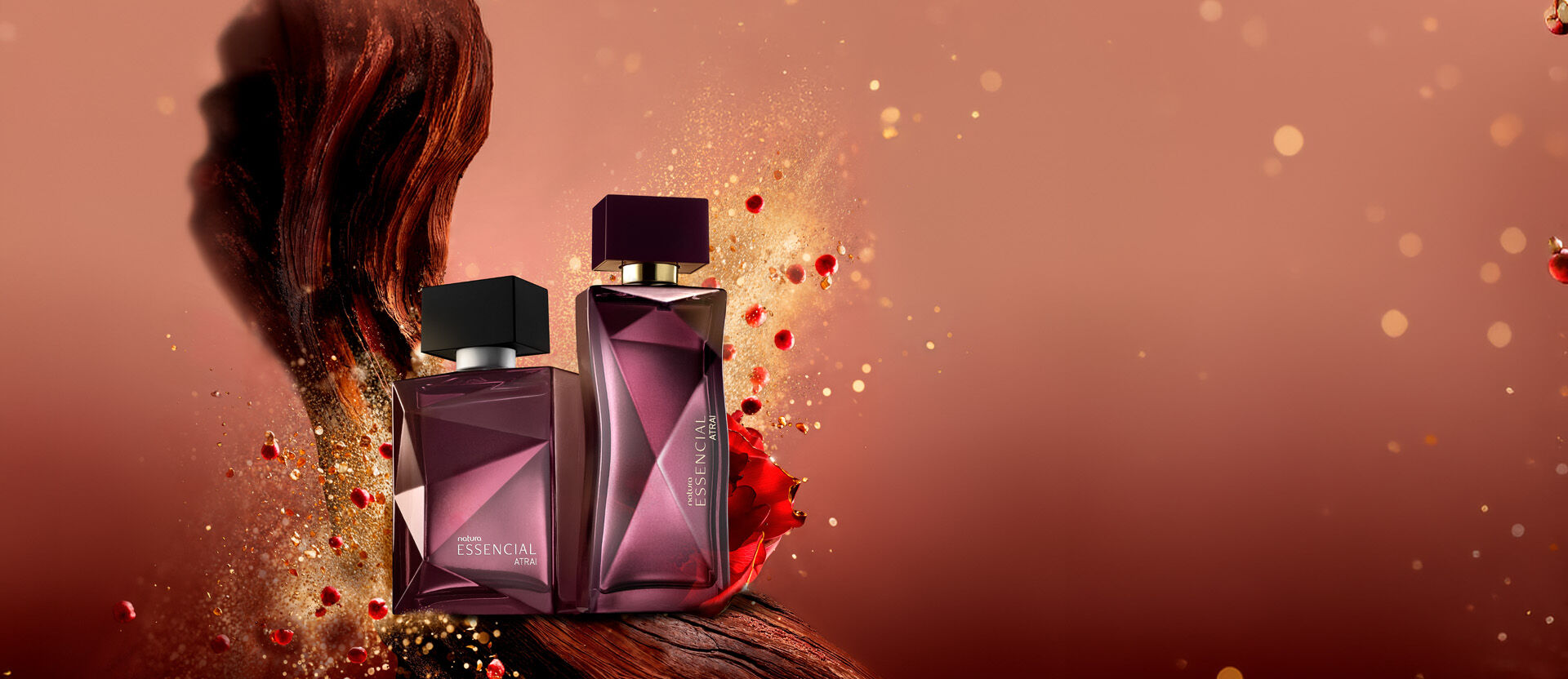 Kit Essencial Deos Parfum Atrai Feminino e Atrai Masculino (2 produtos)