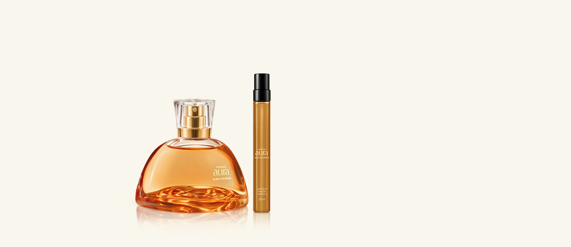 Kit Eau de Parfum Aura Alba Dourada + Aura Alba Travel Size (2 produtos)