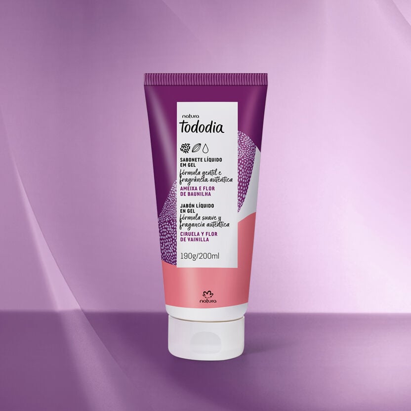 Sabonete Líquido em Gel Tododia Ameixa e Flor de Baunilha