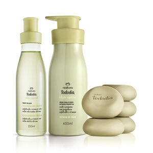 Kit Sabonete, Body Splash e Hidratante Tododia Pistache (3 produtos)
  