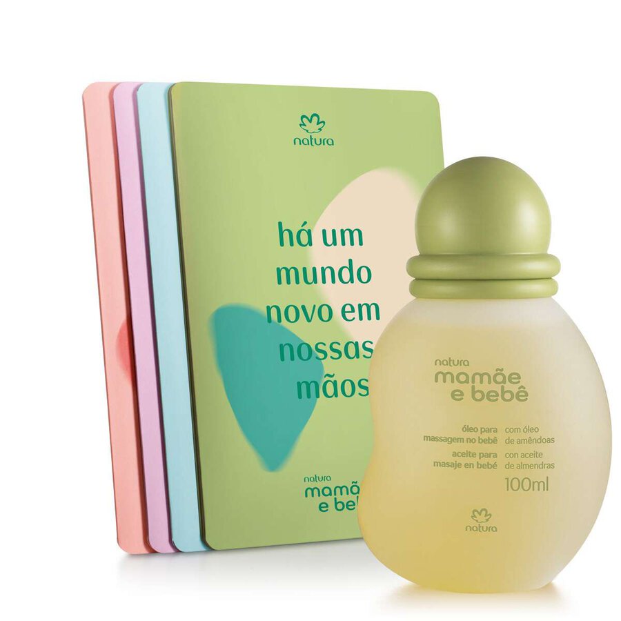 Aceite con Guias De Massagem No Bebé Mamá y Bebé 100 Ml