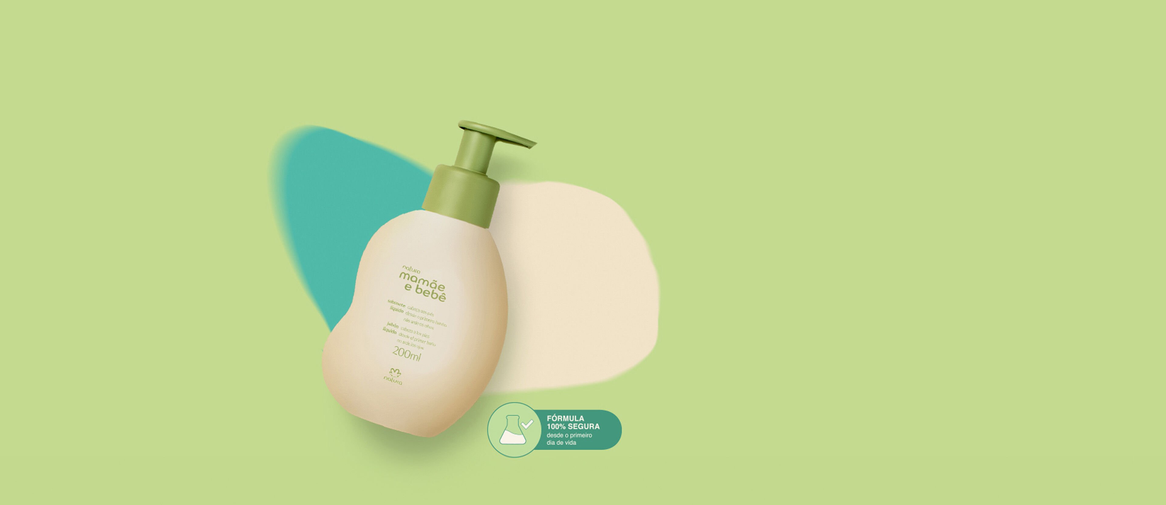 Sabonete Líquido da Cabeça aos Pés Mamãe e Bebê