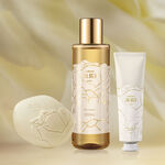 Kit Óleo Corporal, Creme para as Mãos e Sabonete em Barra Natura Aura Alba (3 produtos)